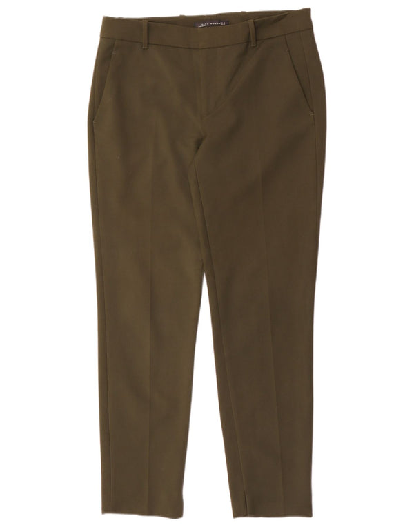 Calça Chino Cônica Feminina Zara Médio W28 L28 Caqui