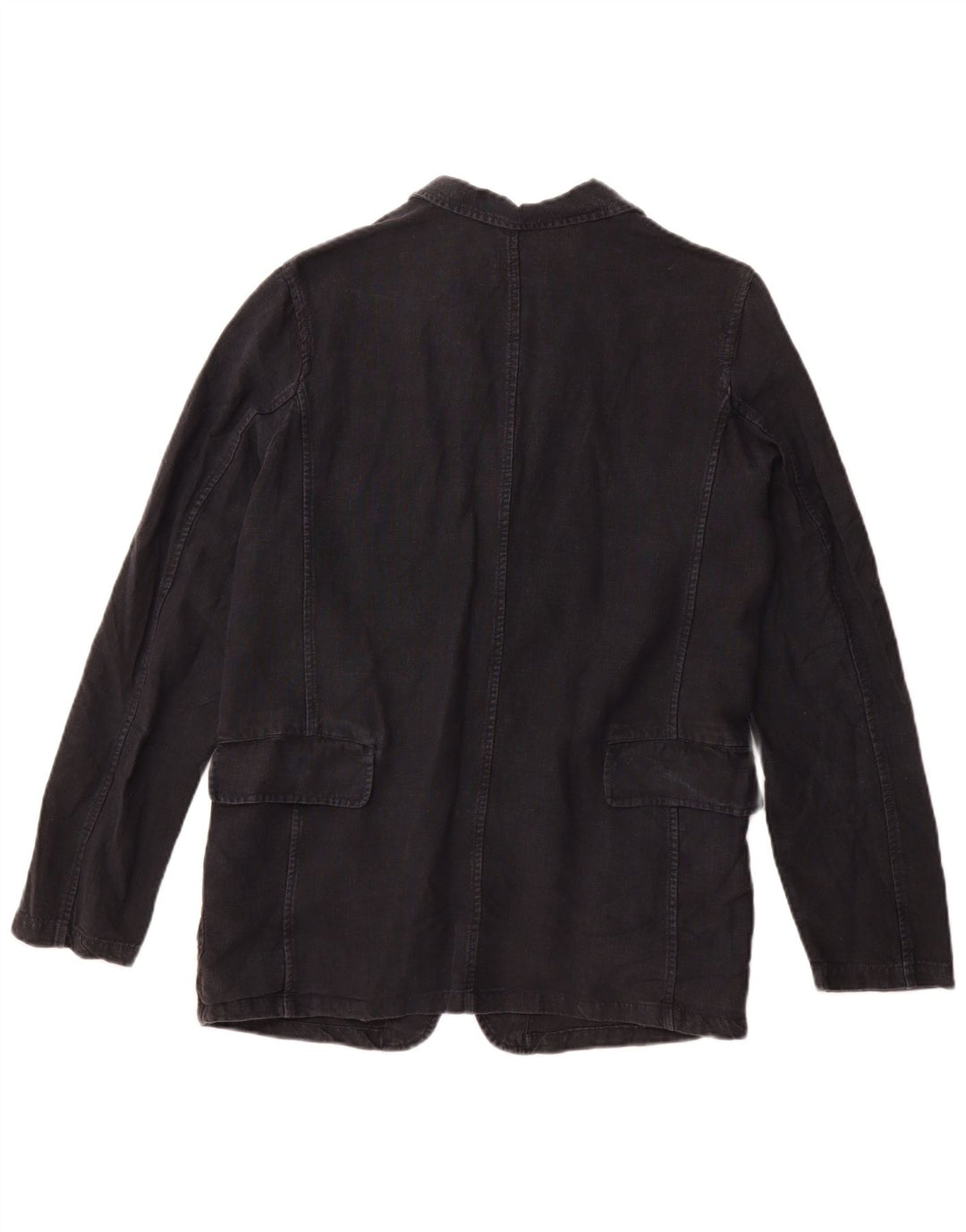 Replay and Sons Jaqueta blazer masculina de 3 botões 15-16 anos 2XL linho preto