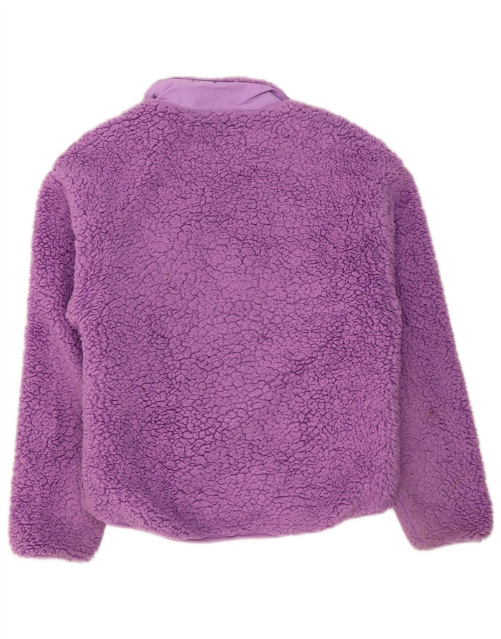 Zara Jaqueta de lã para meninas 13-14 anos Roxo