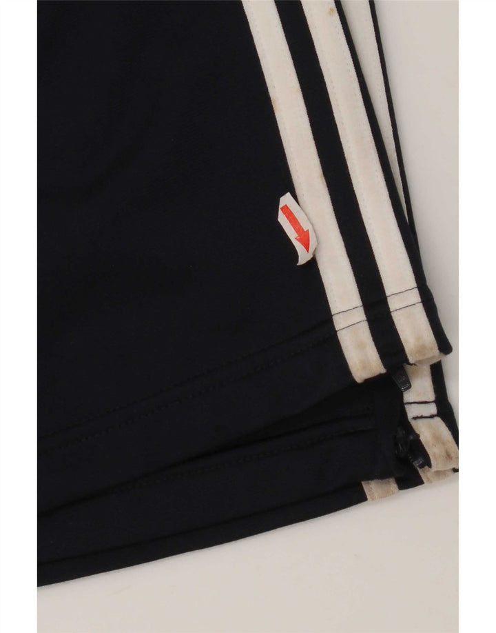 Calças de treino masculinas Adidas UK 40/42 poliéster azul marinho médio