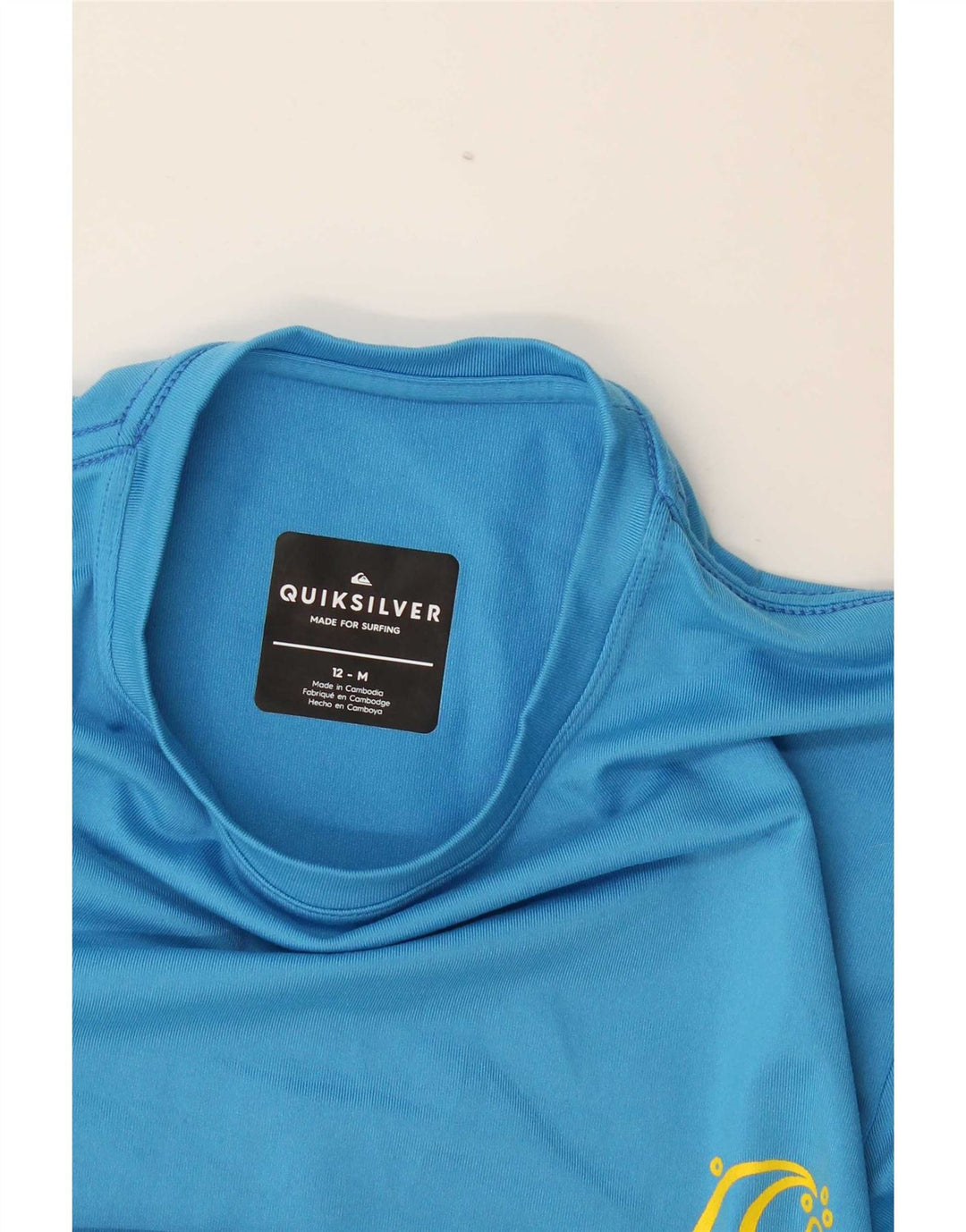 Top Quiksilver Meninos 11-12 Anos Azul Médio