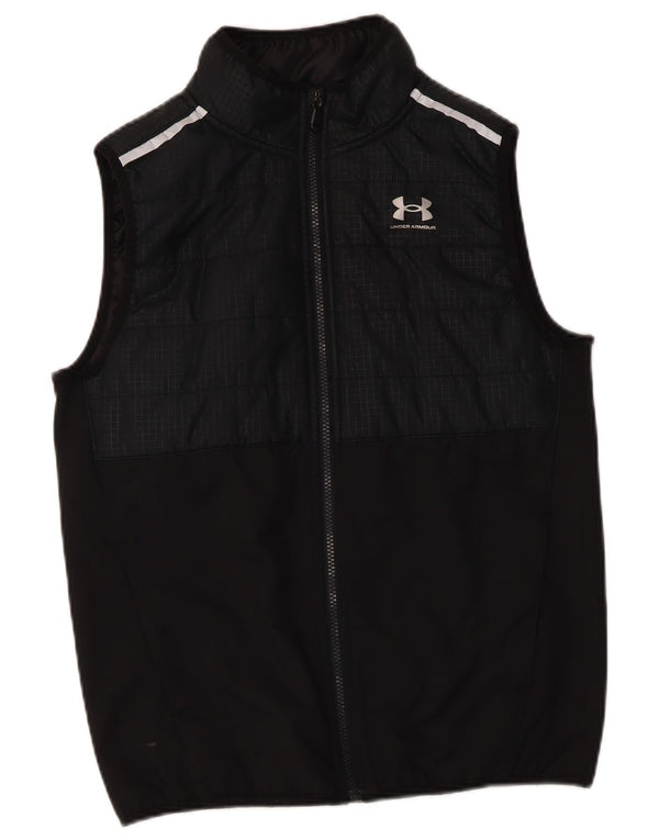Jaqueta de treino sem mangas para meninos Under Armour 12-13 anos preta