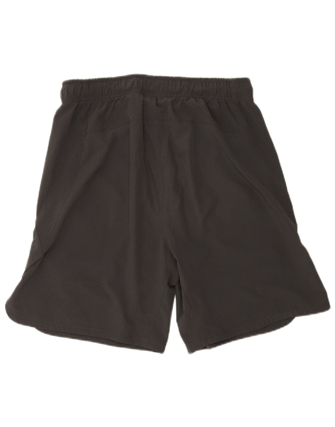 Shorts esportivos Nike masculinos Dri Fit Graphic cinza médio poliéster