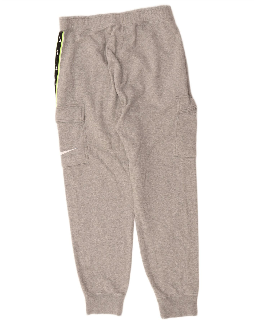 Calça de treino masculina NIKE Graphic Cargo cinza médio algodão colorblock