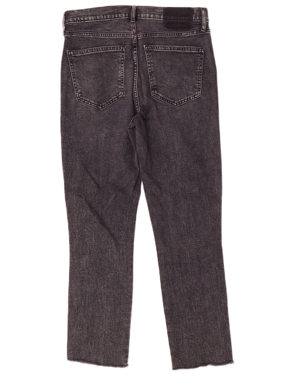Jeans femininos Gap Cigarette High Rise Slim W29 L27 Algodão Cinza