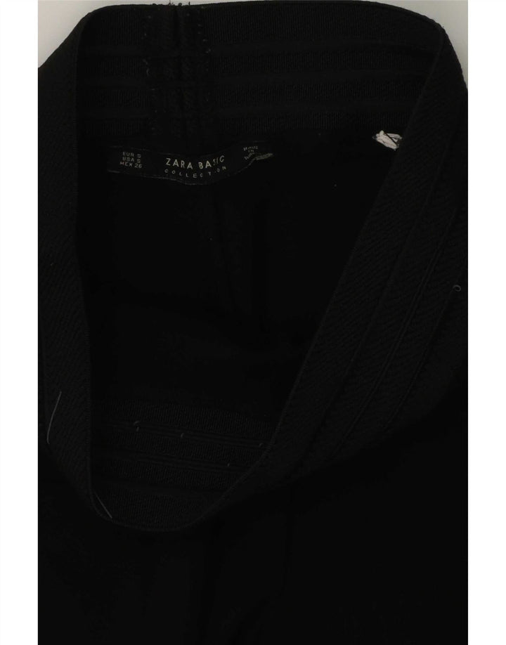 Zara Leggings Mulher UK 8 Pequenas Pretas