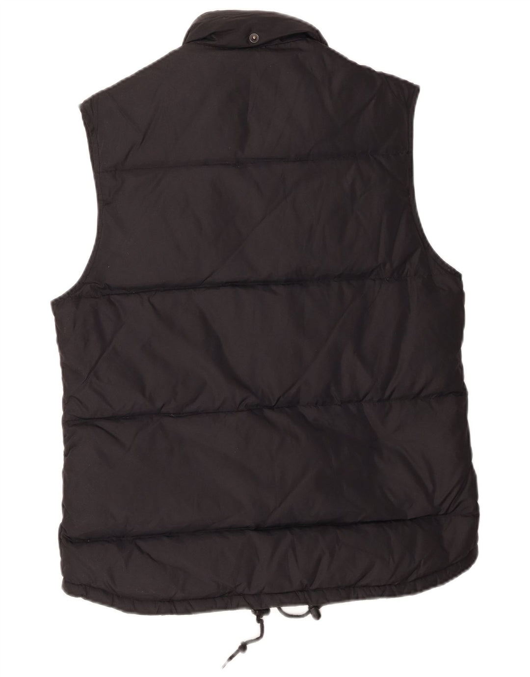 Jigsaw Womens acolchoado Gilet UK 14 grande preto