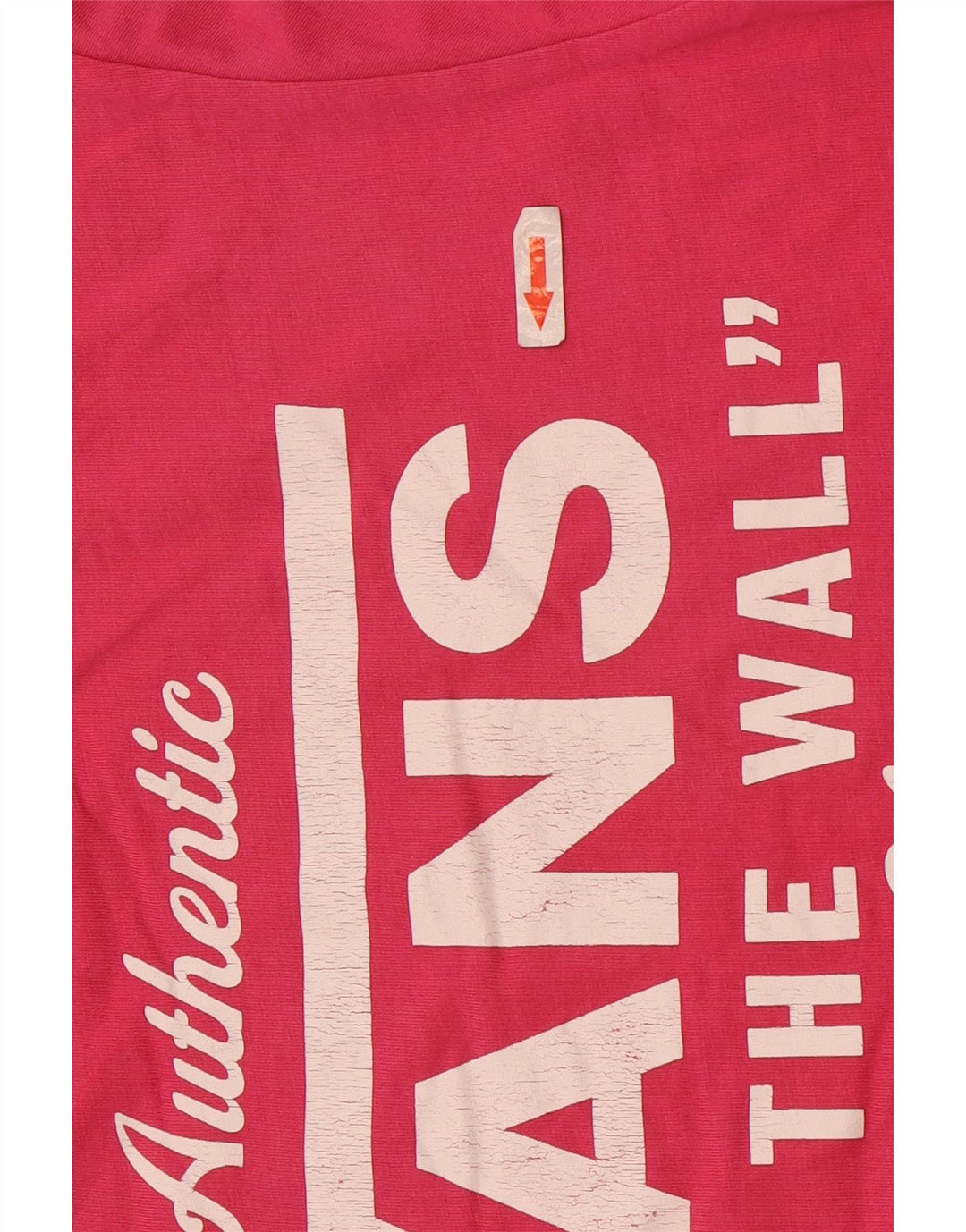 Camiseta masculina Vans Slim Fit Graphic Top Rosa Médio