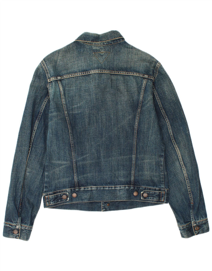 Jaqueta jeans masculina MELTIN' POT UK 40 grande algodão azul