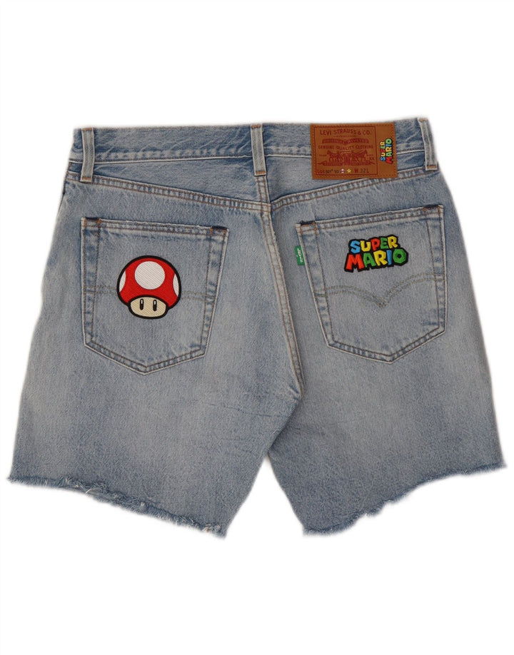 Shorts jeans masculino 501 da Levi's W32 azul médio algodão