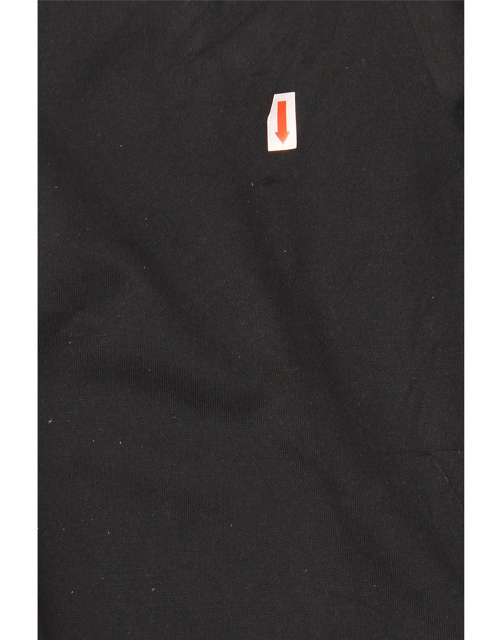 Calça de treino Nike feminina Capri EUA 8/10 poliéster preto médio