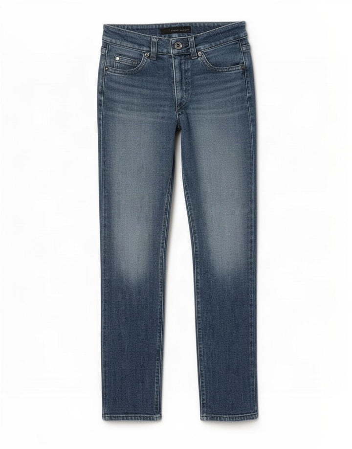 Calvin Klein Calça Jeans Feminina Slim W28 L28 Azul