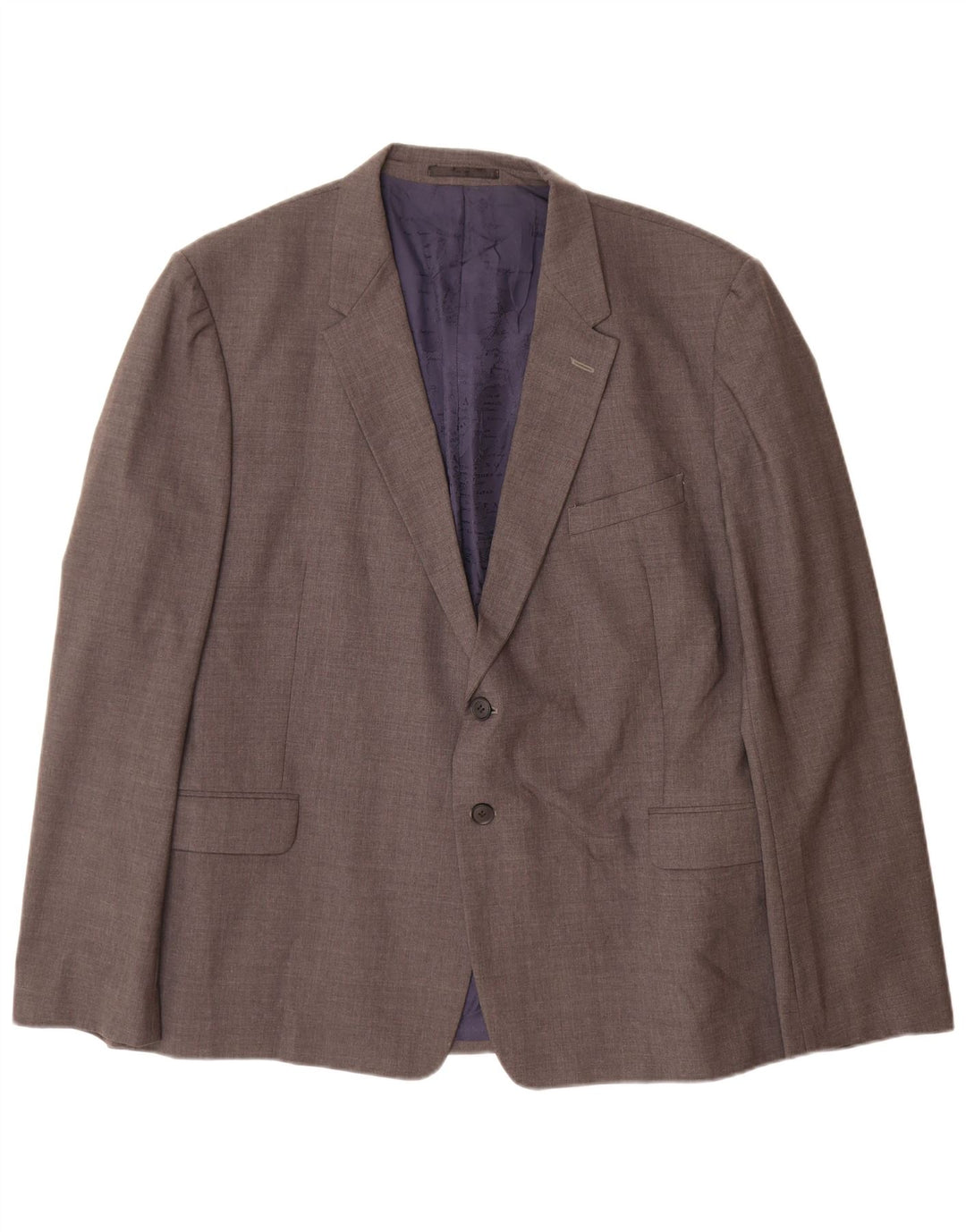 Jaqueta blazer masculina de 2 botões Paul Smith IT 48 cinza médio