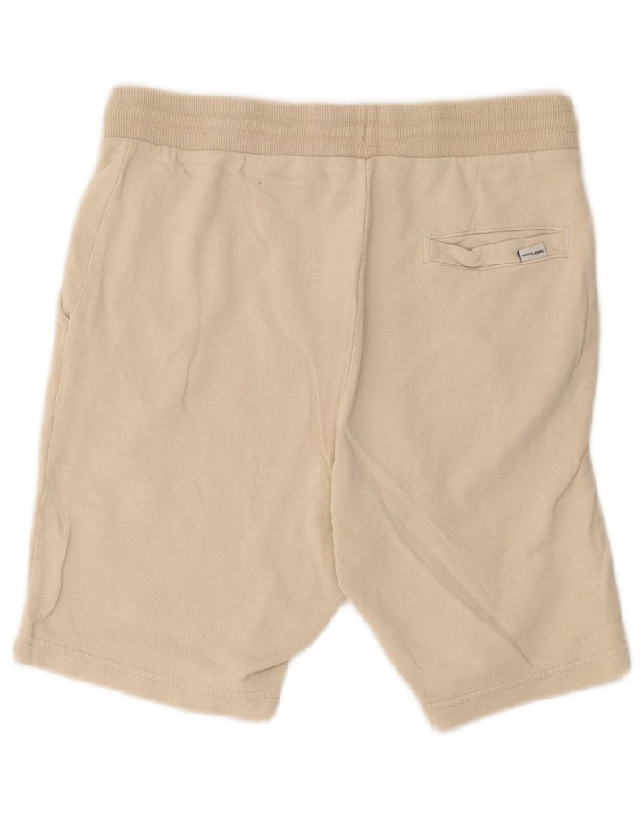 Shorts esportivo masculino Jack & Jones pequeno algodão bege