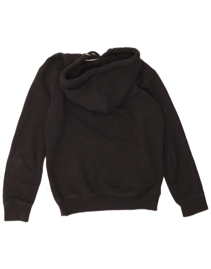 SUPERDRY moletom com capuz masculino médio algodão preto