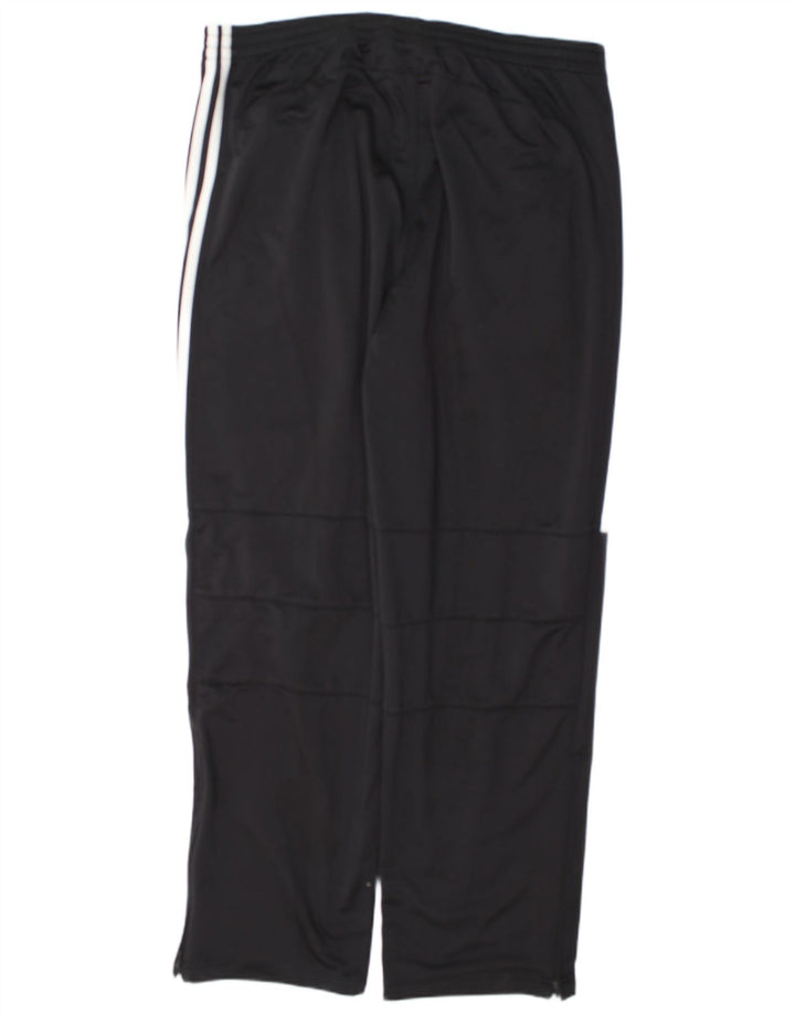 Calça Adidas Mens Treino XL Poliéster Listrado Preto
