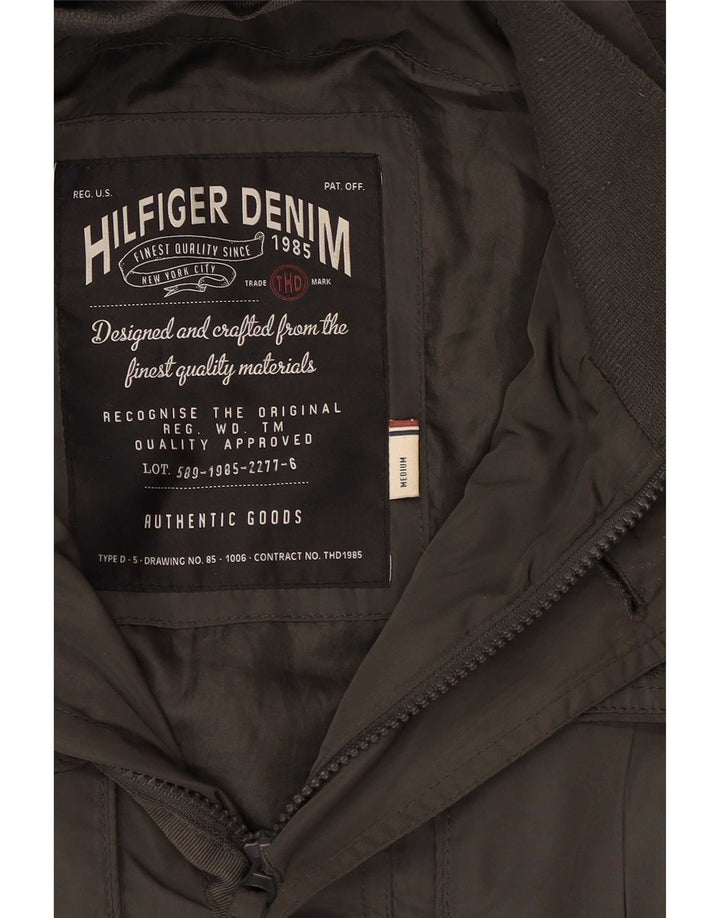Jaqueta militar masculina Tommy Hilfiger Reino Unido 38 poliéster cáqui médio