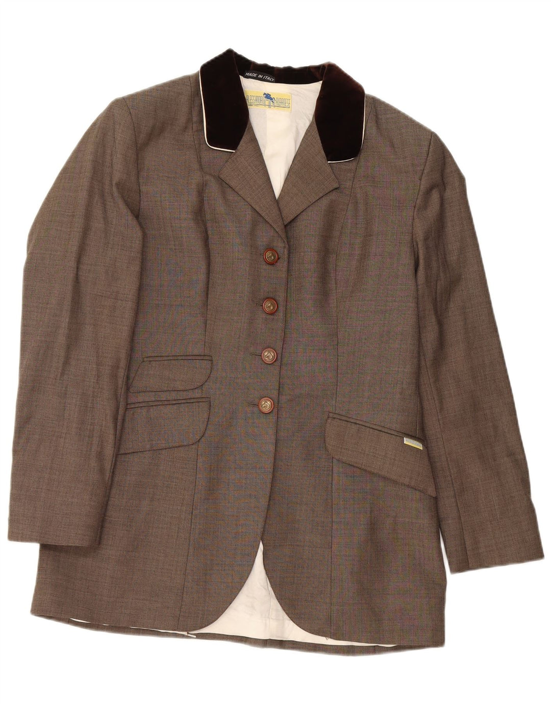 ALESSANDRO ALBANESE Jaqueta blazer feminina IT 44 marrom médio