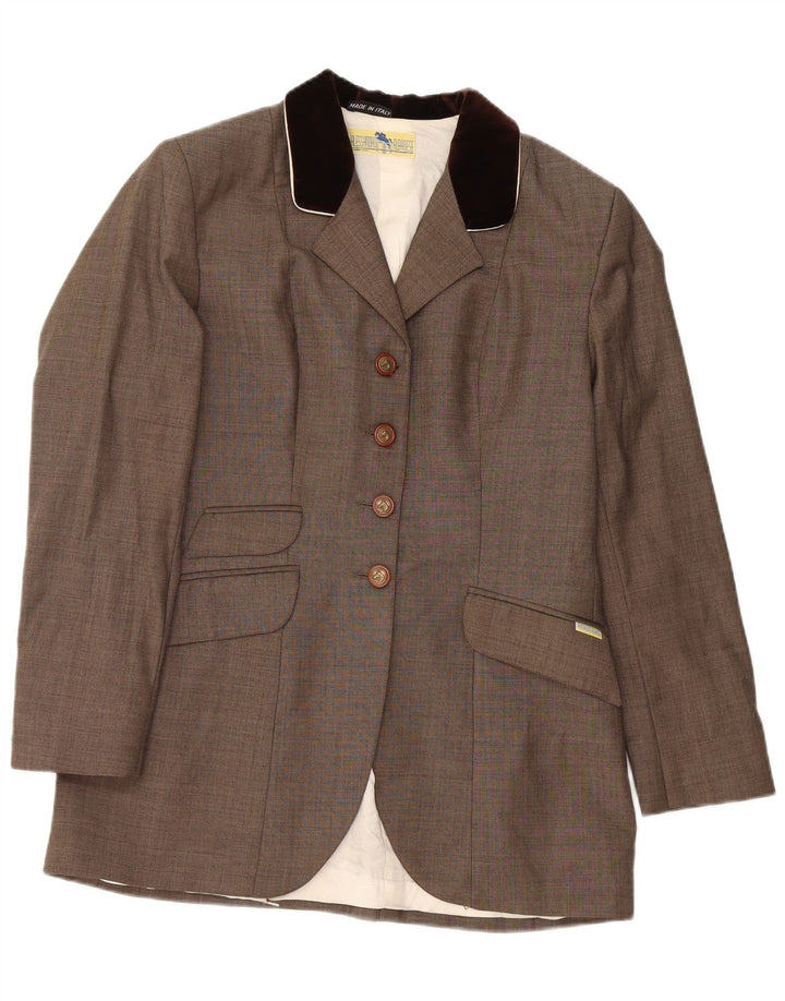 ALESSANDRO ALBANESE Jaqueta blazer feminina IT 44 marrom médio