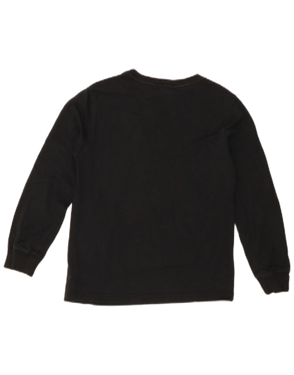 Polo Ralph Lauren Meninos Top Manga Comprida 6-7 Anos Algodão Preto