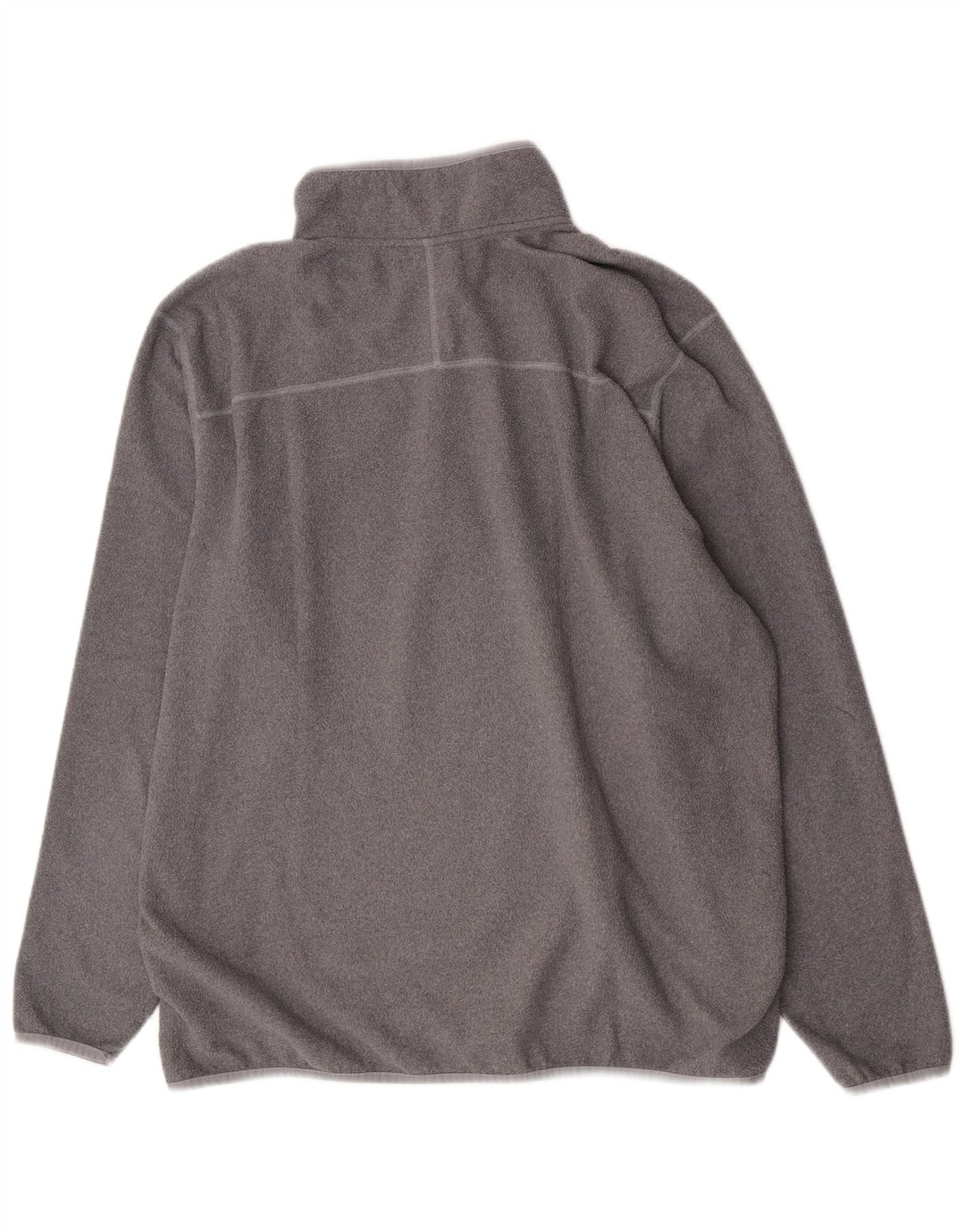 Suéter de lã masculino The North Face com zíper e gola 2XL poliéster cinza