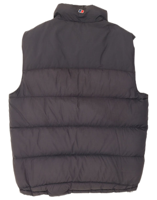 Colete acolchoado masculino Berghaus UK 38 poliéster preto médio