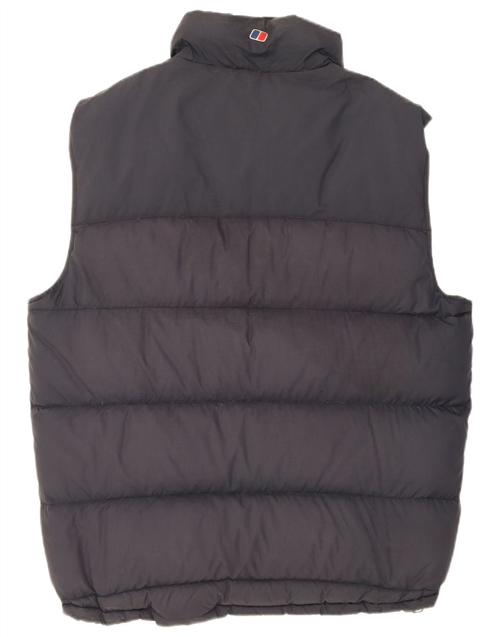Colete acolchoado masculino Berghaus UK 38 poliéster preto médio