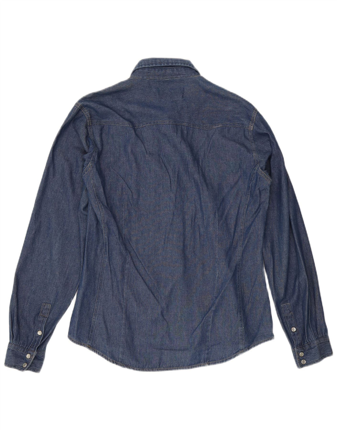 Camisa jeans feminina Brandon & C UK 18 XL azul