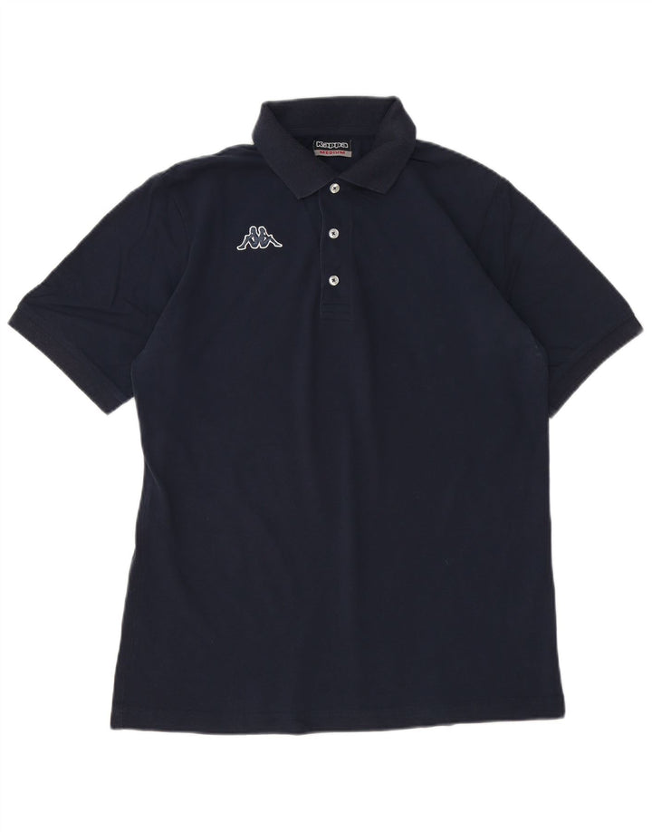 Camisa polo masculina Kappa de algodão azul marinho médio