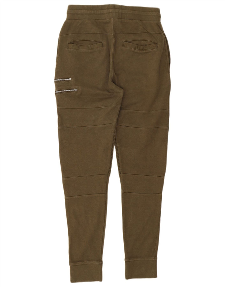 Calça de treino masculina Zara Joggers médio cáqui