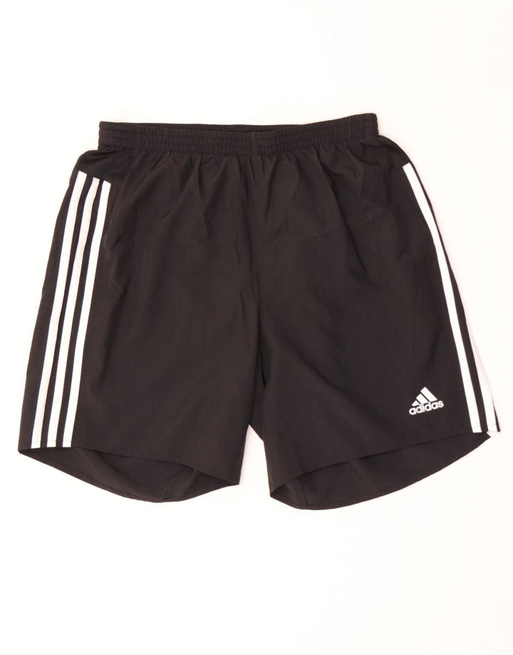Adidas Womens Climalite Sport Shorts UK 12 Médio Preto Poliéster
