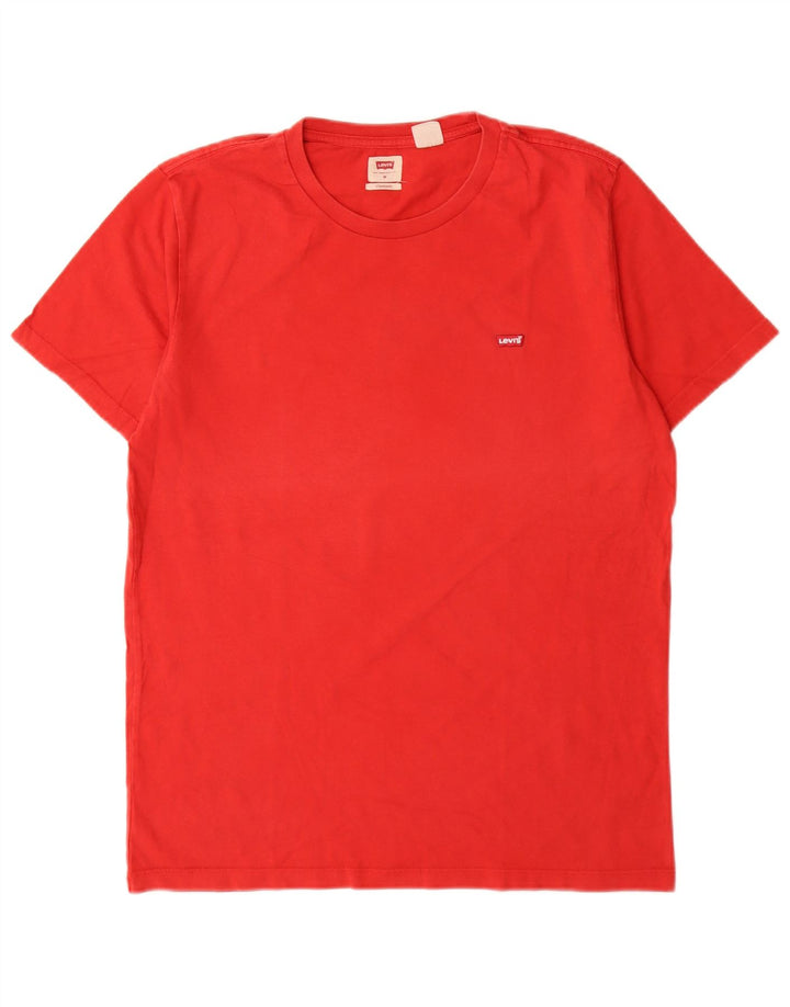 Camiseta masculina padrão Levi's Top médio vermelho