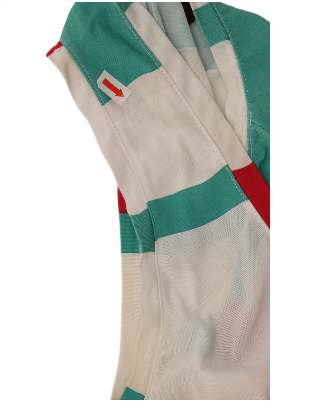 Vestido básico feminino sem mangas Byblos Reino Unido 10 pequeno listrado multicolorido
