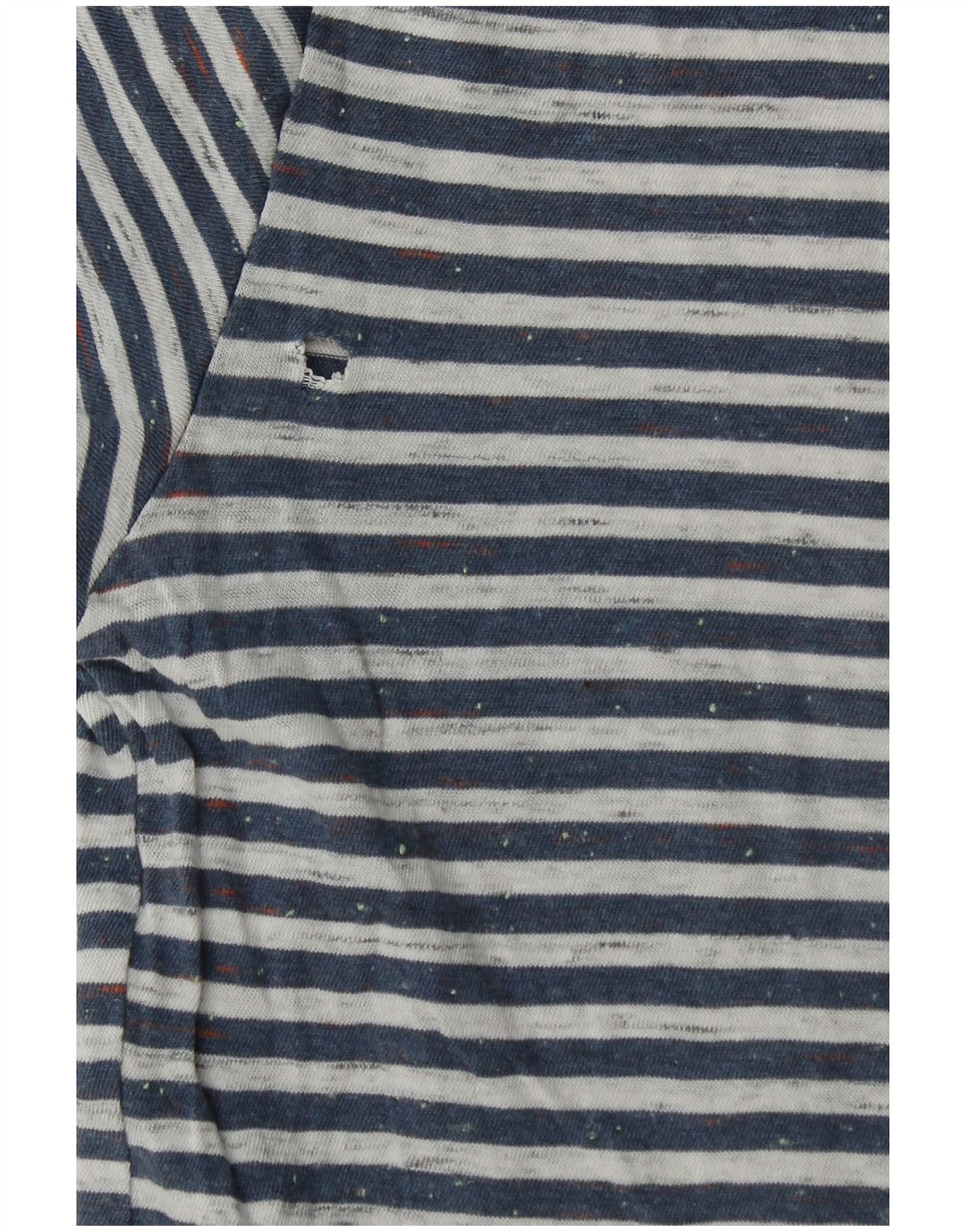 Camiseta masculina Tommy Hilfiger Top médio algodão listrado azul marinho