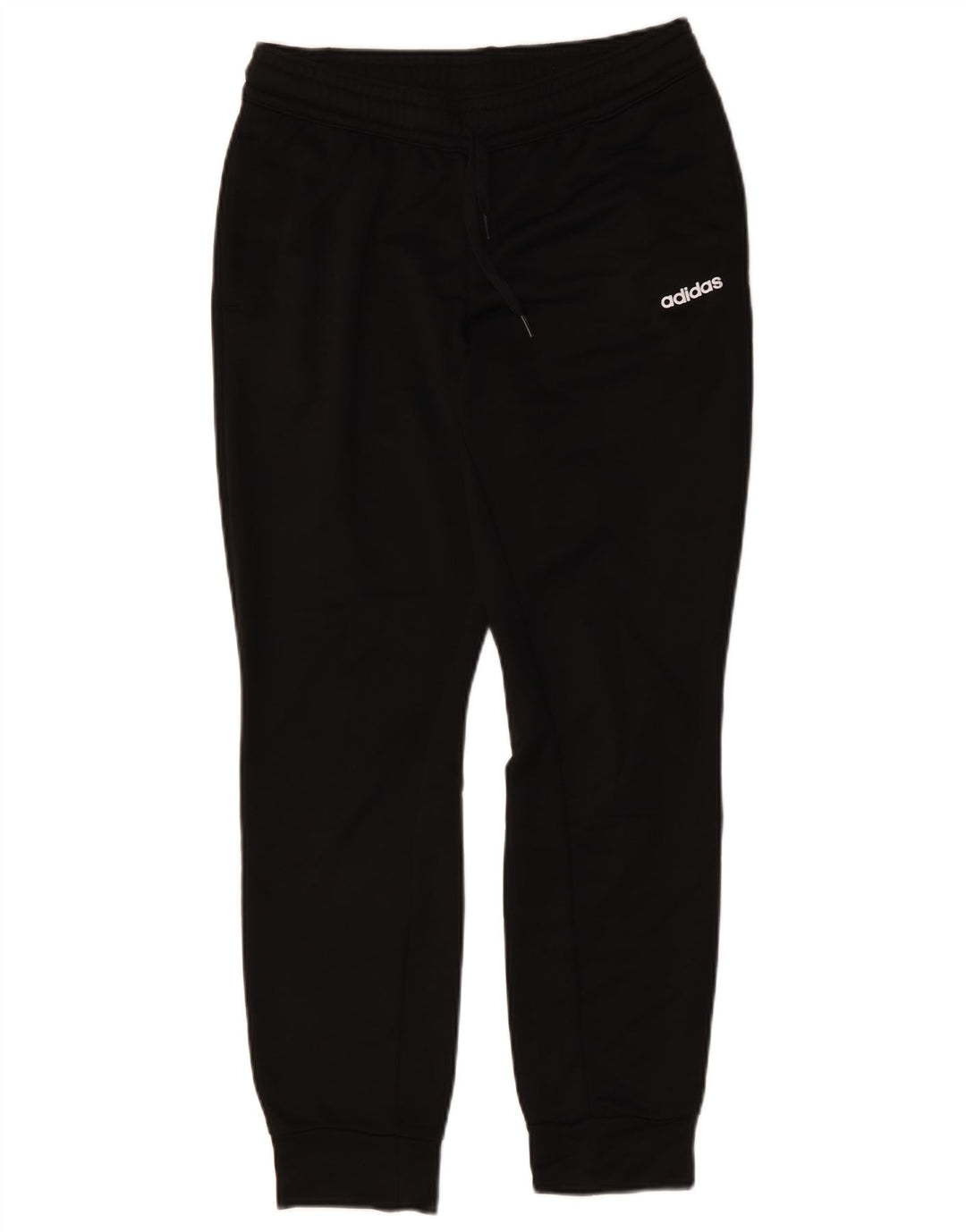 ADIDAS Calças de treino femininas Joggers UK 14 Médio Preto Poliéster