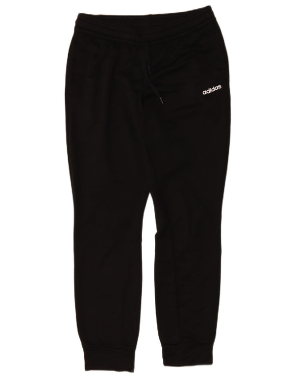ADIDAS Calças de treino femininas Joggers UK 14 Médio Preto Poliéster