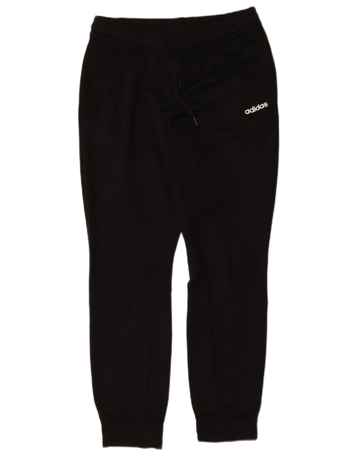 ADIDAS Calças de treino femininas Joggers UK 14 Médio Preto Poliéster
