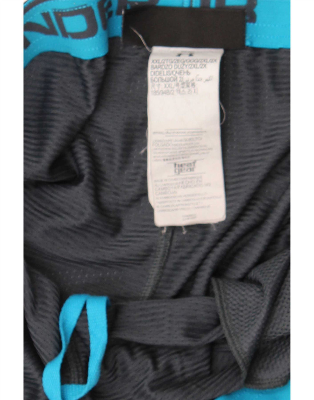 Under Armour Masculino Sport Shorts 2XL Poliéster Colourblock Cinza