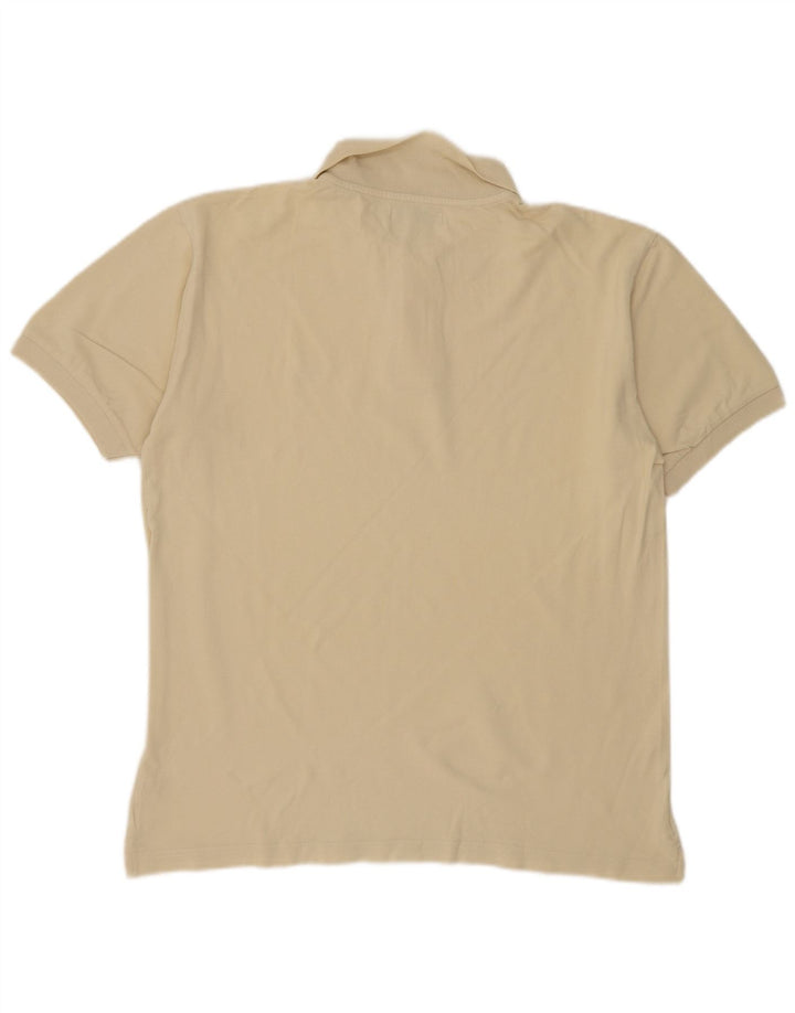 Camisa polo masculina ASICS grande algodão bege