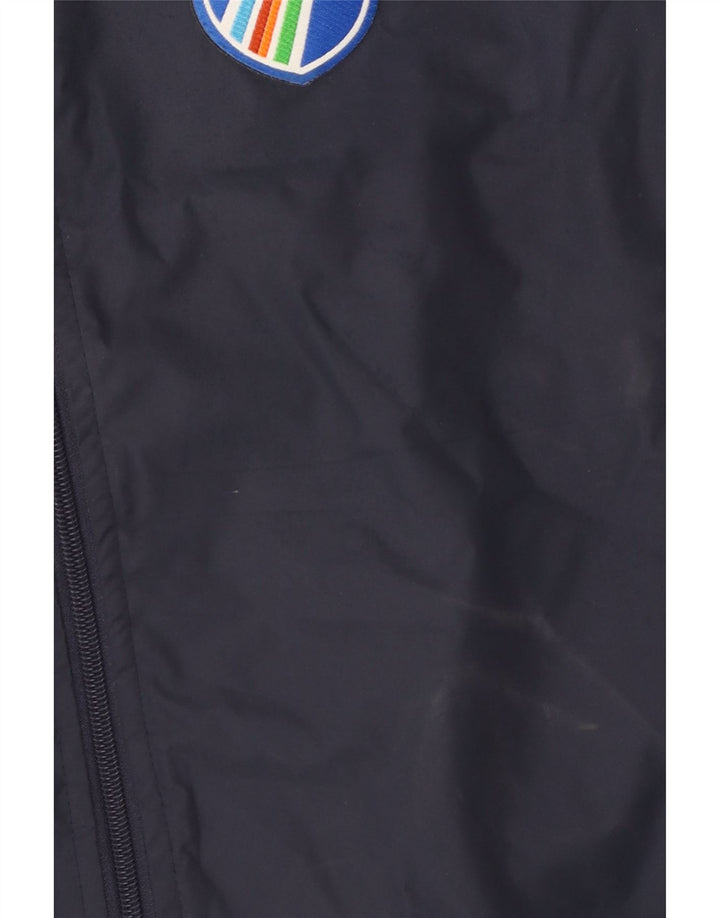 Jaqueta corta-vento masculina Kappa Graphic UK 38 médio azul marinho colorblock