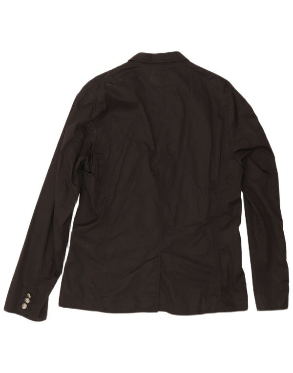 Jaqueta Blazer Masculina Guess com 1 Botão UK 42 XL Algodão Preto