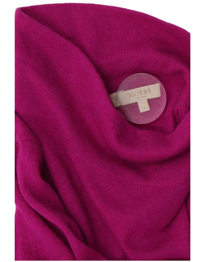 Suéter feminino HOBBS com gola redonda Reino Unido 10 pequeno rosa