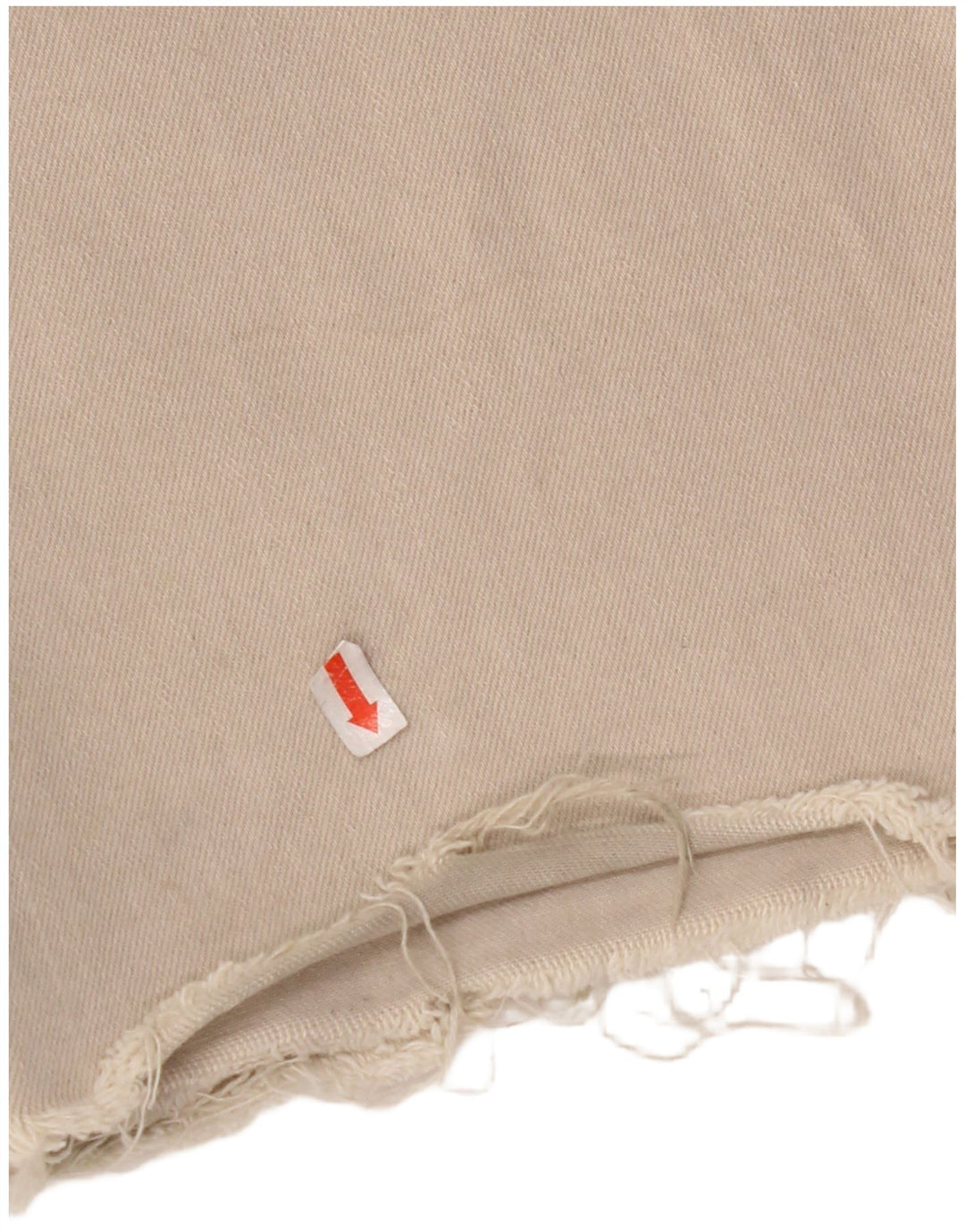 ZARA Jeans feminino The Marine cintura alta com perna larga EU 34 2XS W24 L29 bege