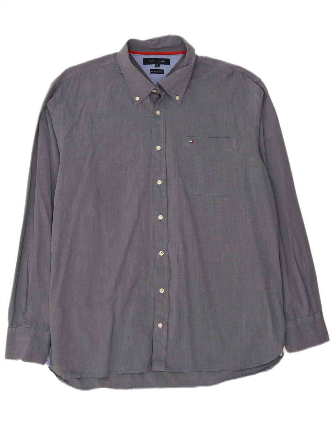 Camisa masculina TOMMY HILFIGER XL azul marinho algodão