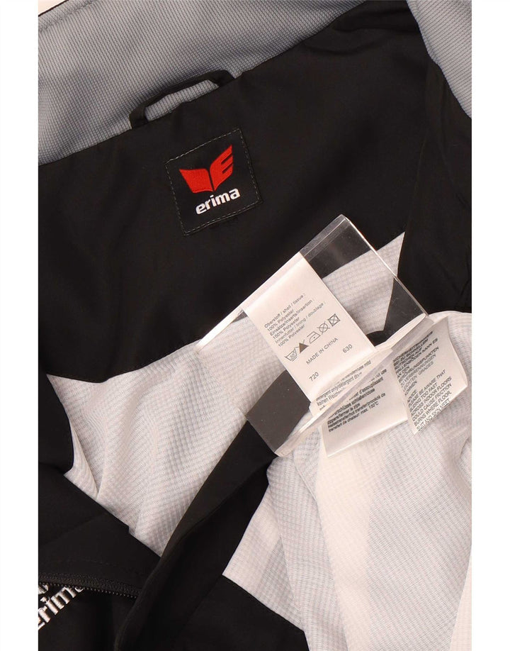 Erima Mens Treino Top Jacket UK 38/40 Médio Preto Colourblock Poliéster