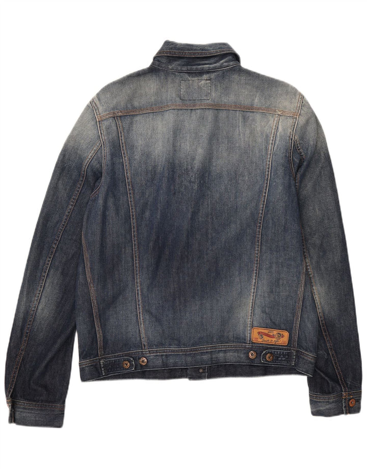 Jaqueta jeans masculina diesel UK 42 XL algodão azul