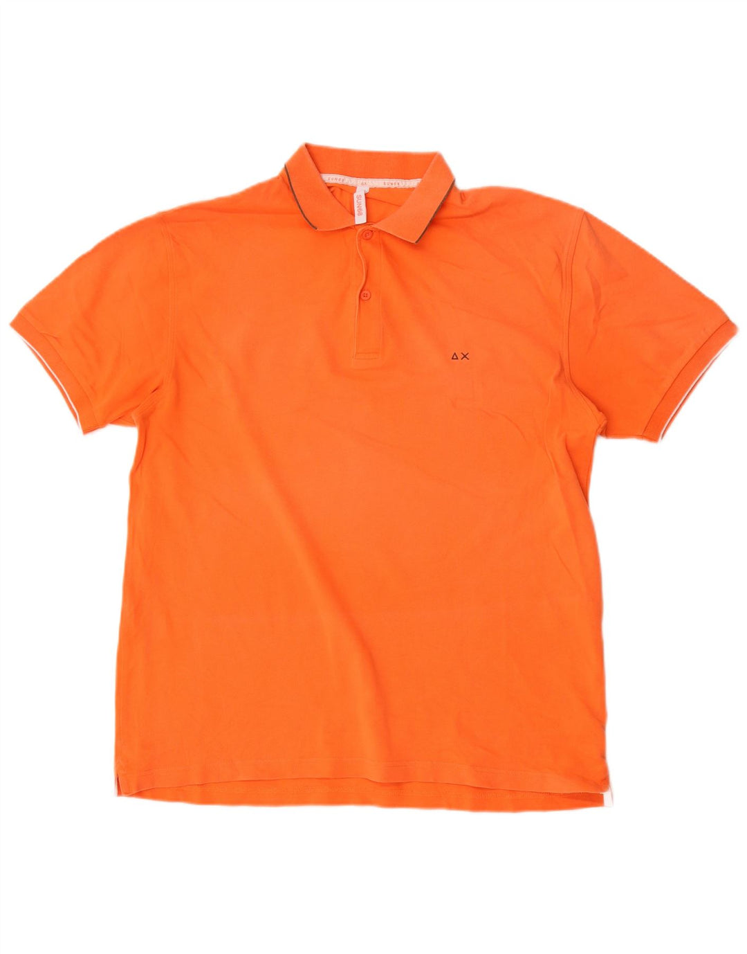 Camisa pólo masculina Sun68 2XL algodão laranja