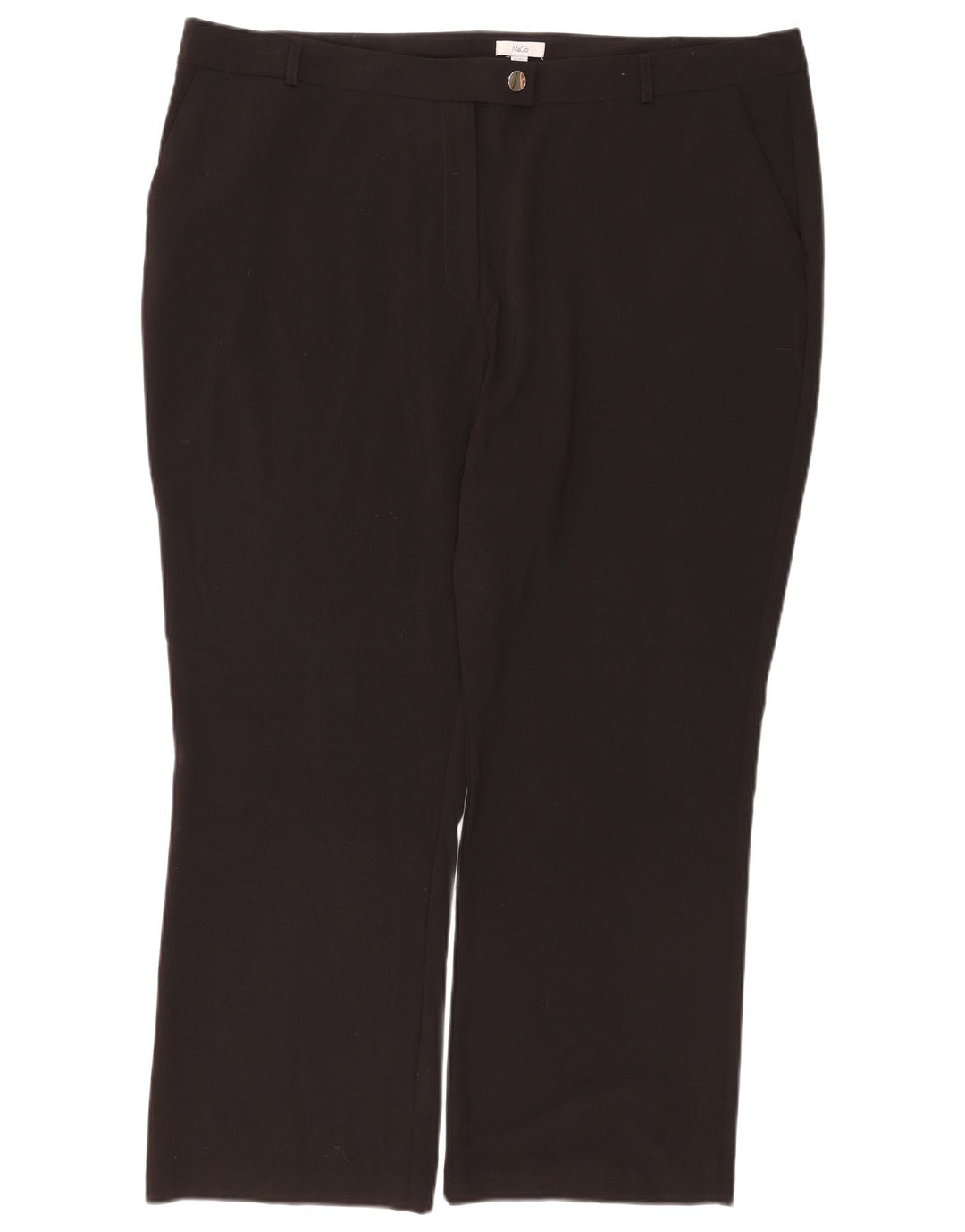 Max&Co. Calça feminina Bootcut Suit UK 22 3XL W42 L29 Poliéster Preto