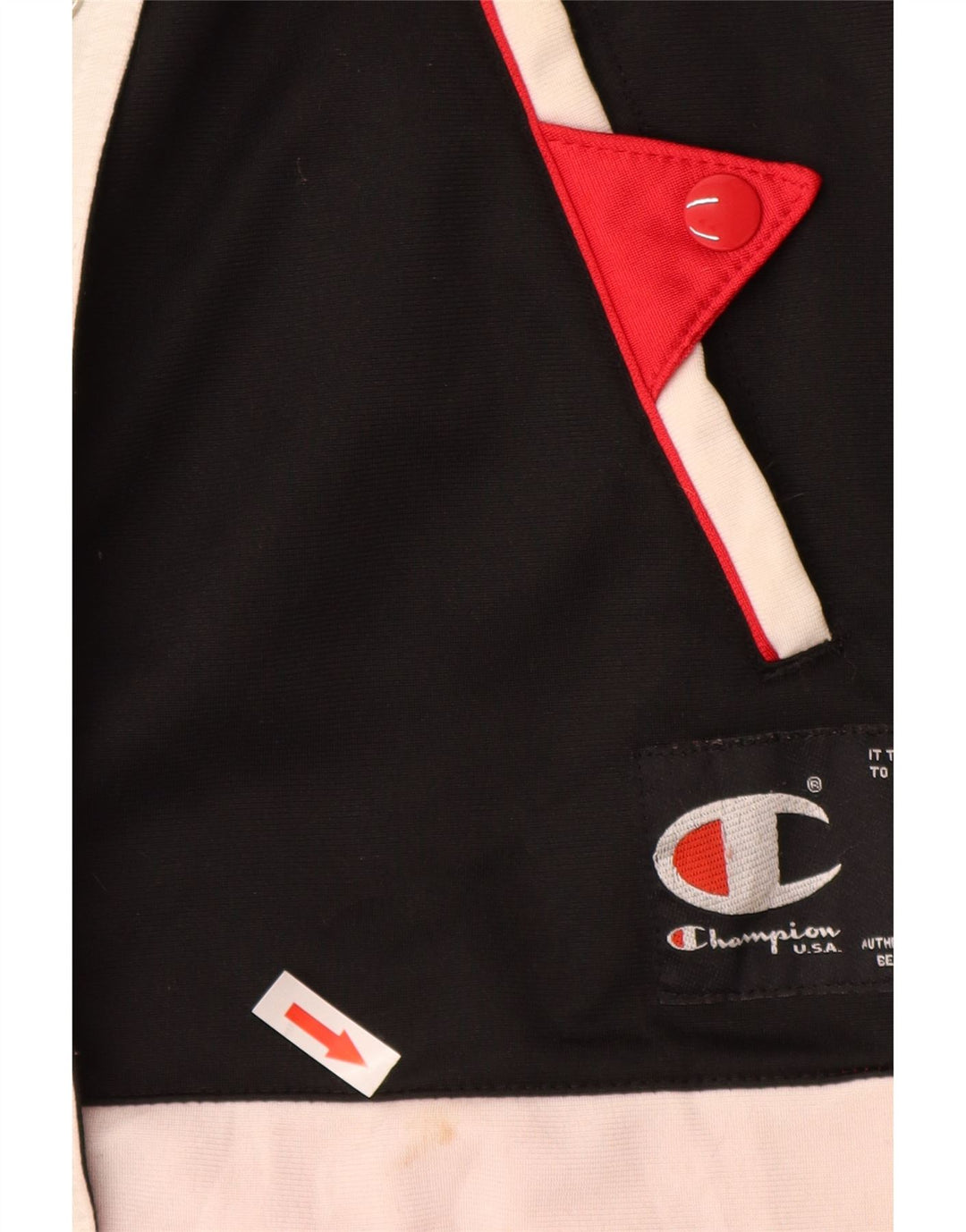 CHAMPION Jaqueta masculina de agasalho gráfico grande bloco colorido multicolorido