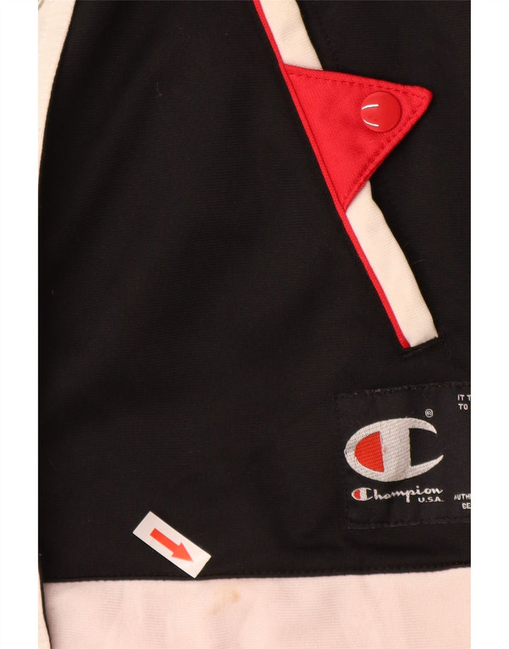 CHAMPION Jaqueta masculina de agasalho gráfico grande bloco colorido multicolorido